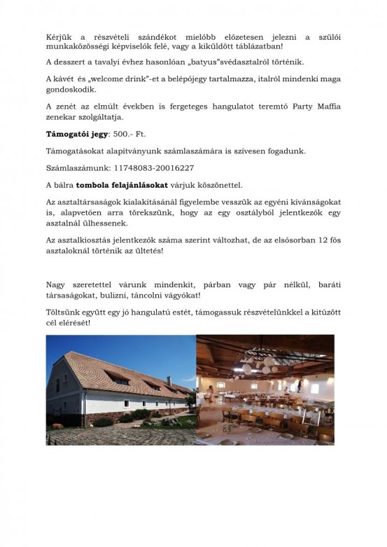 jótékonysági bál